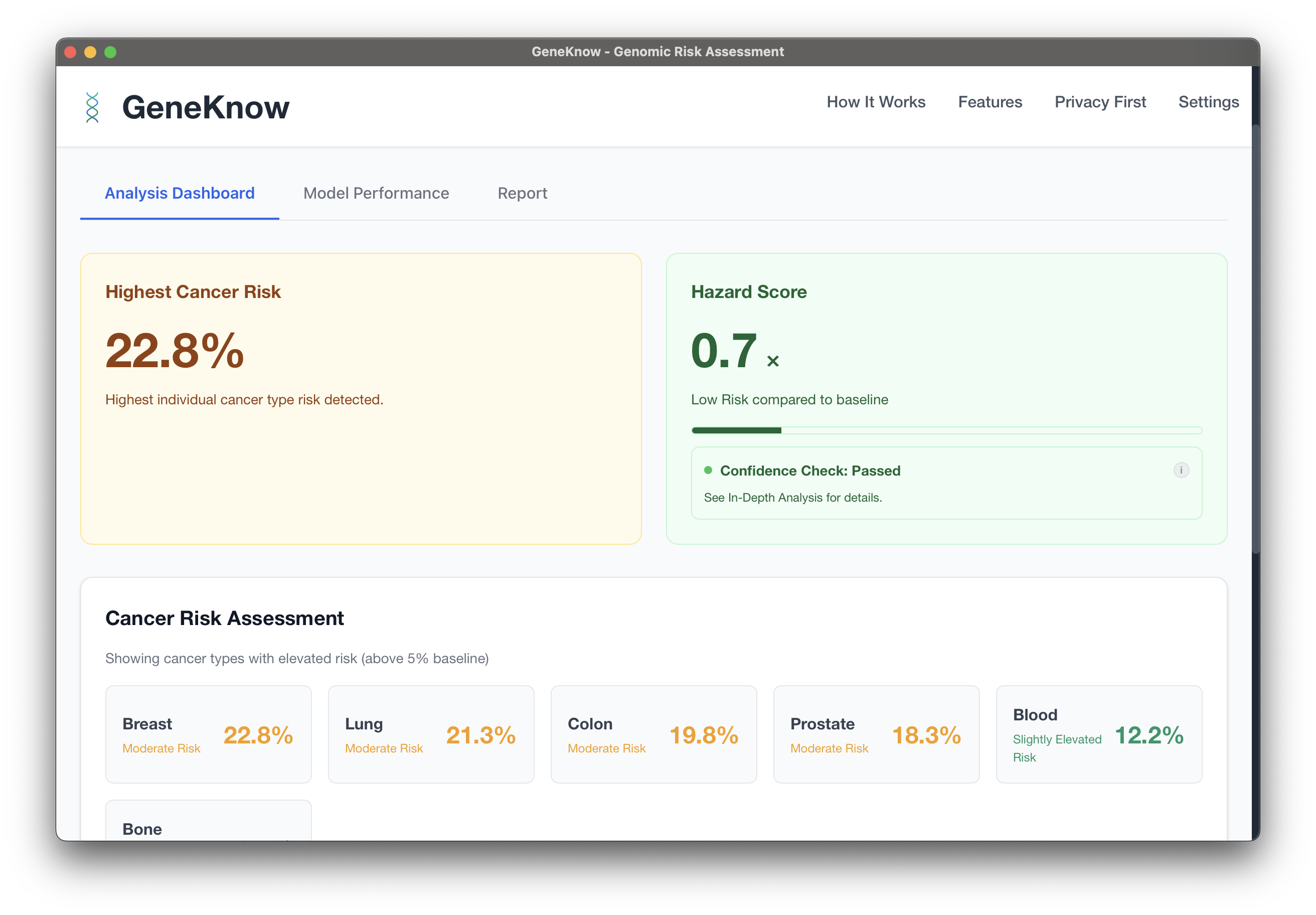 GeneKnow screenshot 2